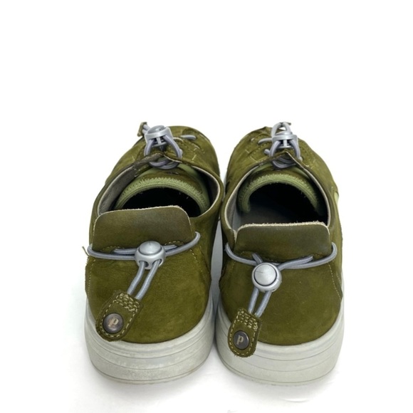 PANDERE Saturday Clinical Professionals Working Shoes in Green Suede - Picture 8 of 12